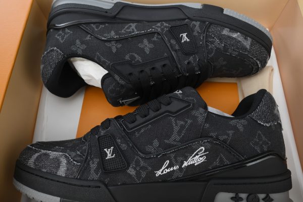 pk_god_batch_louis_vuitton_trainer__black_monogram_denim_1B546FDAB4014 PK God Batch Louis Vuitton Trainer 'Black Monogram Denim
