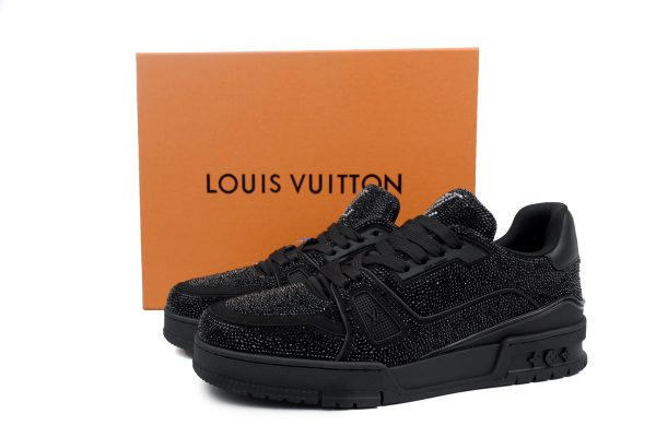 pk_god_batch_louis_vuitton_trainer__black_rhinestones__1a815h_1C348083F4014 PK God Batch Louis Vuitton Trainer 'Black Rhinestones' 1A815H