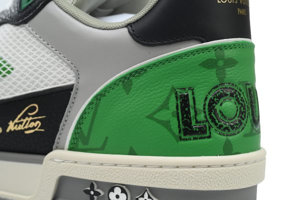 PK God Batch LOUIS VUITTON Trainer Black Green