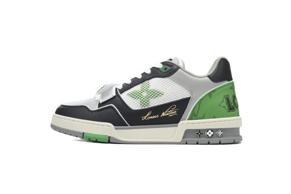 PK God Batch LOUIS VUITTON Trainer Black Green