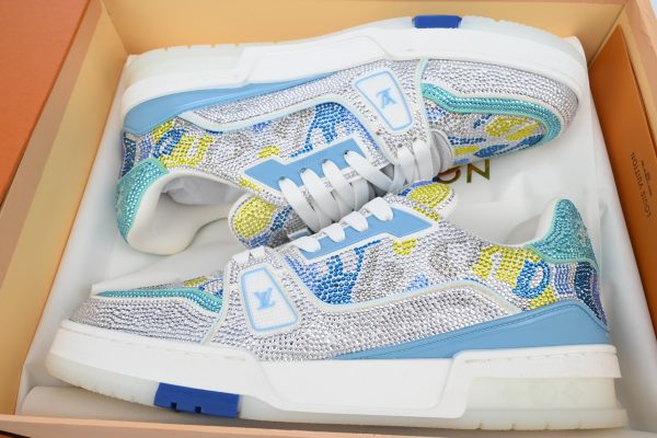 pk_god_batch_louis_vuitton_trainer_blue_1C3484DE9081E PK God Batch Louis Vuitton Trainer Sky Blue