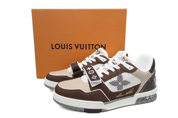 PK God Batch LOUIS VUITTON Trainer Coffee
