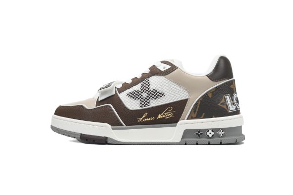 PK God Batch LOUIS VUITTON Trainer Coffee