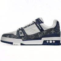 PK God Batch LOUIS VUITTON Trainer Cowboy Blue FD0291 PK God Batch LOUIS VUITTON Trainer Cowboy Blue FD0291