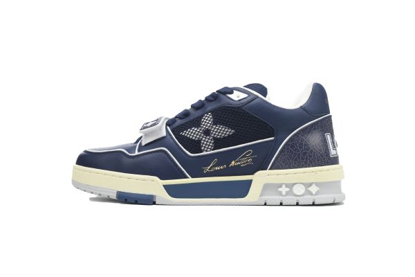 PK God Batch LOUIS VUITTON Trainer Dark Blue