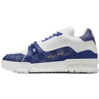 PK God Batch LOUIS VUITTON Trainer Golf Checkerboard Blue PK God Batch LOUIS VUITTON Trainer Golf Checkerboard Blue