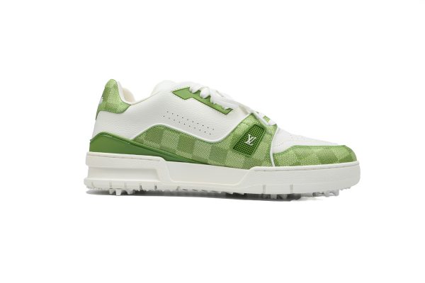 PK God Batch LOUIS VUITTON Trainer Golf Checkerboard Green