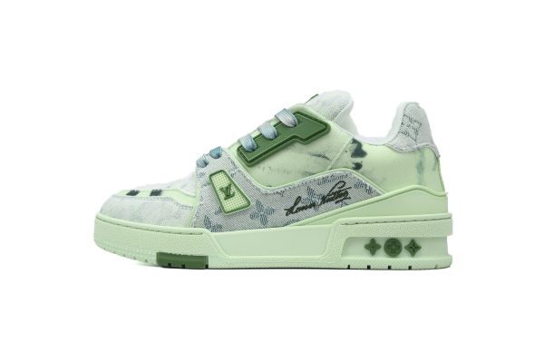 PK God Batch LOUIS VUITTON Trainer Golf Rendering Green Cloth PK God Batch LOUIS VUITTON Trainer Golf Rendering Green Cloth