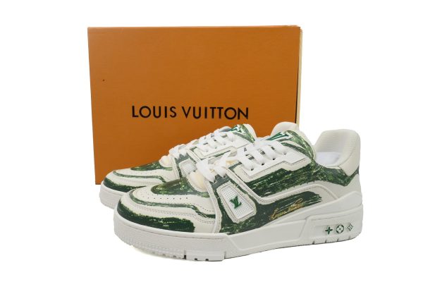 pk_god_batch_louis_vuitton_trainer_green_1C107A9BEF717 PK God Batch Louis Vuitton Trainer Green