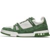 PK God Batch LOUIS VUITTON Trainer Green Cloth Surface VL1201