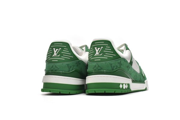 PK God Batch LOUIS VUITTON Trainer Green Cloth Surface VL1201
