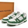 PK God Batch LOUIS VUITTON Trainer Green Cloth Surface VL1201