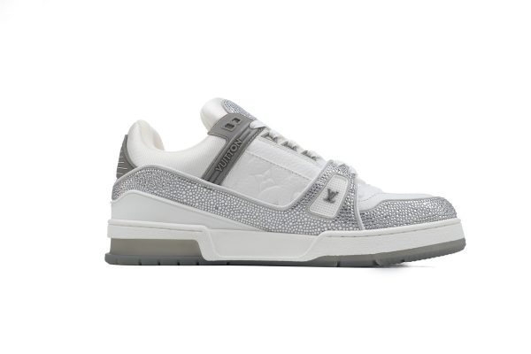 pk_god_batch_louis_vuitton_trainer_grey_white_1C3483ADE0716 PK God Batch LOUIS VUITTON Trainer Grey white