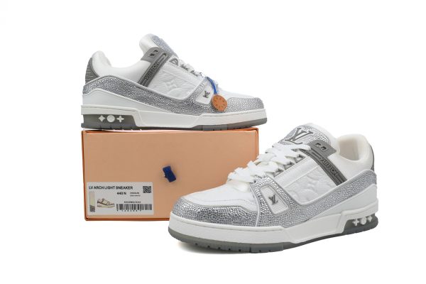 pk_god_batch_louis_vuitton_trainer_grey_white_1C3483B17B616 PK God Batch LOUIS VUITTON Trainer Grey white