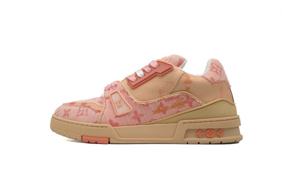 PK God Batch LOUIS VUITTON Trainer Rendering Orange Cloth PK God Batch LOUIS VUITTON Trainer Rendering Orange Cloth