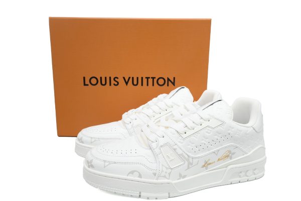 pk_god_batch_louis_vuitton_trainer_sneaker_all_alligator_leather_white_1B546DBBD0F13 PK God Batch Louis Vuitton Trainer Sneaker All Alligator Leather White