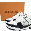 PK God Batch LOUIS VUITTON Trainer White and black