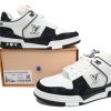 PK God Batch LOUIS VUITTON Trainer White and black