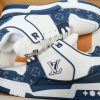 PK God Batch LOUIS VUITTON Trainer White and blue denim