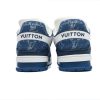 PK God Batch LOUIS VUITTON Trainer White and blue denim
