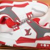 pk_god_batch_louis_vuitton_trainer_white_red_1AD66D5159912 PK God Batch LOUIS VUITTON Trainer White Red
