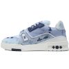 PK God Batch LOUIS VUITTON Trainer XS Rendering Blue Cloth PK God Batch LOUIS VUITTON Trainer XS Rendering Blue Cloth