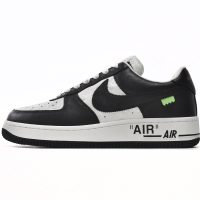 PK God Batch LOUIS VUITTON x Nike Air Force 1 Black White 7108-8 PK God Batch LOUIS VUITTON x Nike Air Force 1 Black White 7108-8