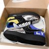 PK God Batch LOUIS VUITTON x Nike Air Force 1 Silver Yellow 1A9VCH