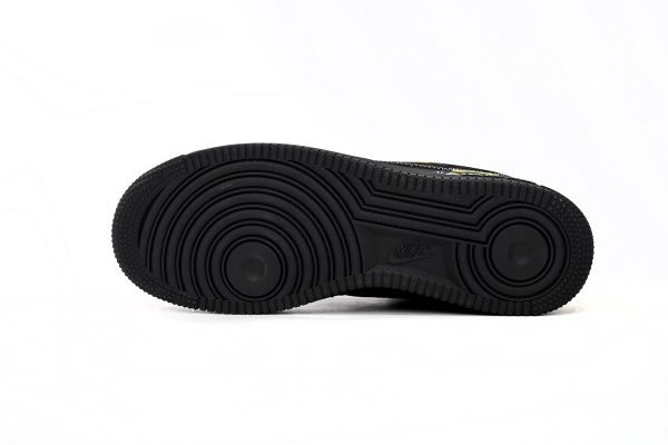 PK God Batch LOUIS VUITTON x Nike Air Force 1 Silver Yellow 1A9VCH