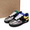 PK God Batch LOUIS VUITTON x Nike Air Force 1 Silver Yellow 1A9VCH