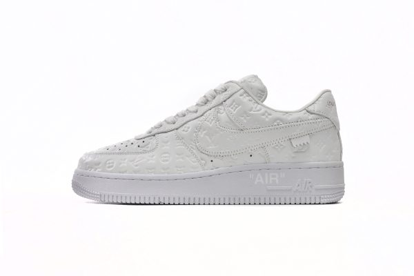 PK God Batch LOUIS VUITTON x Nike Air Force 1 Triple White LK0221 PK God Batch LOUIS VUITTON x Nike Air Force 1 Triple White LK0221