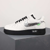 PK God Batch Louis Vuitton x Nike Air Force Low White Black Silver