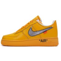PK God Batch Nike Air Force 1 Low OFF-WHITE University Gold Metallic Silver DD1876-700 PK God Batch Nike Air Force 1 Low OFF-WHITE University Gold Metallic Silver DD1876-700