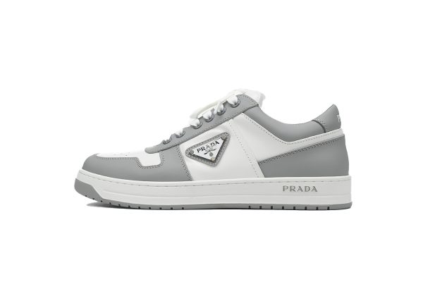 PK God Batch Prada Downtown Low Sneakers Grey White PK God Batch Prada Downtown Low Sneakers Grey White