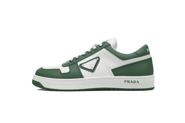 PK God Batch Prada Downtown Low Sneakers White Green PK God Batch Prada Downtown Low Sneakers White Green