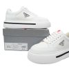 PK God Batch Prada White plaid platform shoes