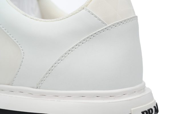 PK God Batch Prada White plaid platform shoes