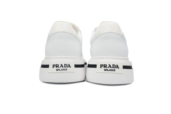 PK God Batch Prada White plaid platform shoes