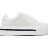 PK God Batch Prada White plaid platform shoes