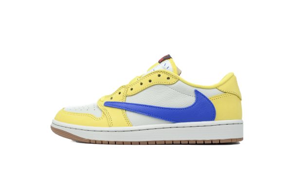 PK God Batch Air Jordan 1 Retro Low OG SP Travis Scott Canary DZ4137-700