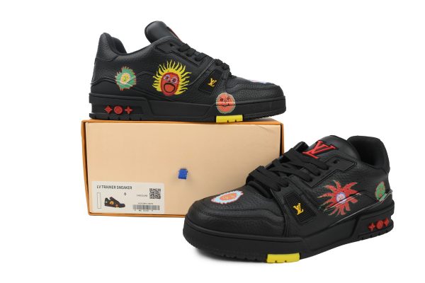 pk_god_batch_yayoi_kusama_x_louis_vuitton_trainer_black_1C107B7F91B1A PK God Batch Yayoi Kusama x Louis Vuitton Trainer Black