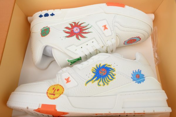 PK God Batch Yayoi Kusama x Louis Vuitton Trainer White