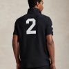 Polo Ralph Lauren Classic Fit New York Mesh Polo Shirt Black