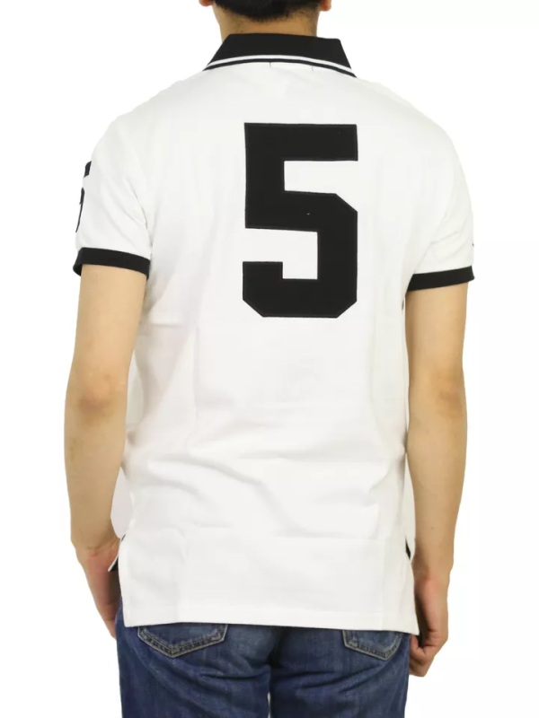 Polo Ralph Lauren Men's White Miami Custom Fit Polo Shirt