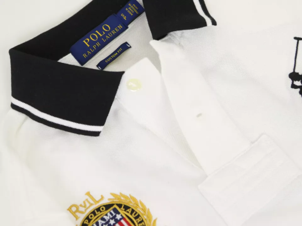 Polo Ralph Lauren Men's White Miami Custom Fit Polo Shirt