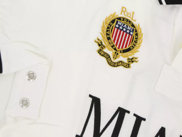 Polo Ralph Lauren Men's White Miami Custom Fit Polo Shirt