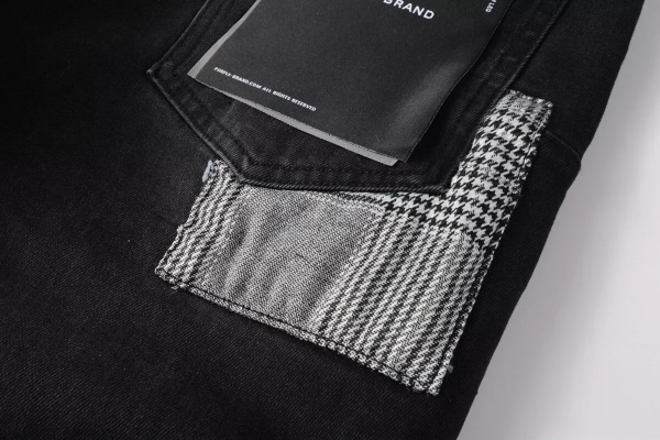 purple_brand_shorts_pants_patchwork_men_s_crease_skinny_fit_black_jeans_5001_1C5C730E7291B Purple Brand Shorts Pants Patchwork Men's Crease Skinny Fit Black Jeans 5001
