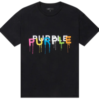 PURPLE BRAND Textured Inside Out T-Shirt 'Black'