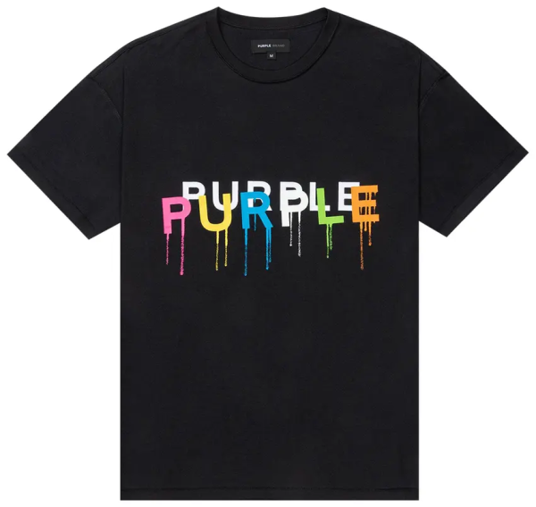 PURPLE BRAND Textured Inside Out T-Shirt 'Black' PURPLE BRAND Textured Inside Out T-Shirt 'Black'