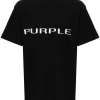 Purple Brand Wordmark Tee Black Purple Brand Wordmark Tee Black